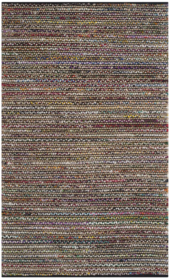 Arlo Home Hand Woven Area Rug, CAP360A, Multi,  5' X 8'