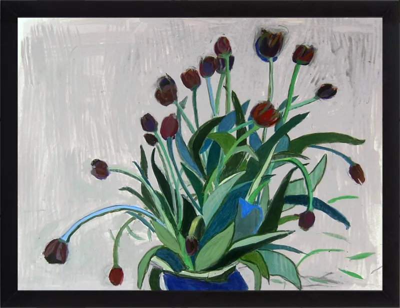 queen of the night tulip by Liz Innvar for Artfully Walls