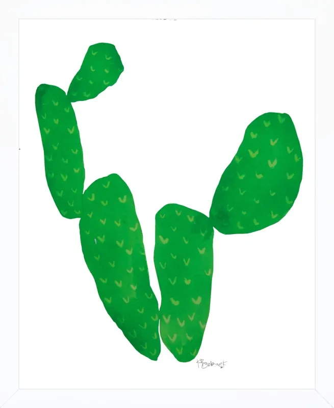 Green Cacti by Kate Roebuck for Artfully Walls
