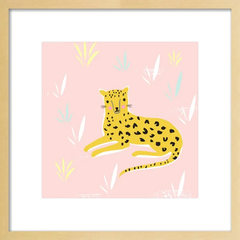 Little Amur Leopard by Lizzie Mackay for Artfully Walls