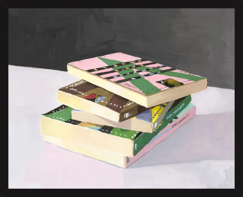Vonnegut Stack by Elizabeth Mayville for Artfully Walls