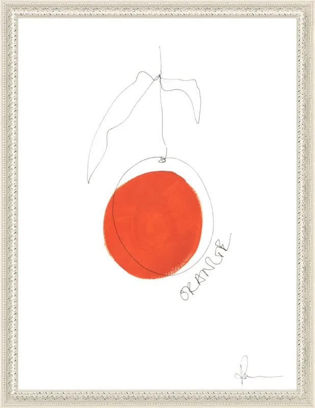 Orange by Polly Mann for Artfully Walls