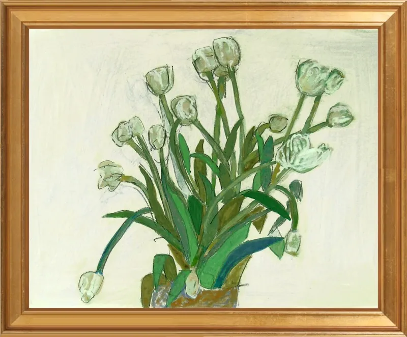 viridiflora tulip by Liz Innvar for Artfully Walls
