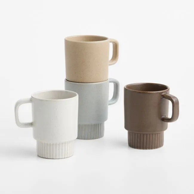 Berkshire 12-oz. Stackable Mugs, Set of 4