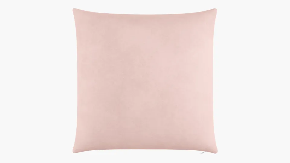 Throw Pillow 26", Blush Classic Velvet, 26" x 26"