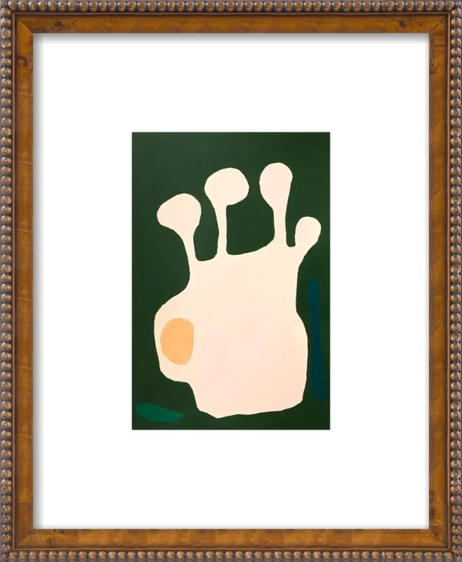 Nectarine Vase, abstraction 11 by Neicy Frey by Neicy Frey for Artfully Walls