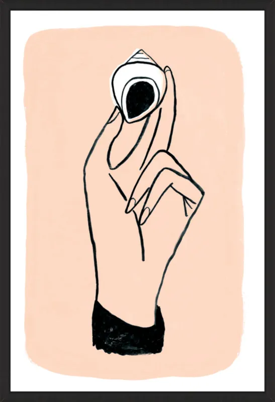 My Hand is My Face by Michael Doyle - Apartment On Belmont for Artfully Walls