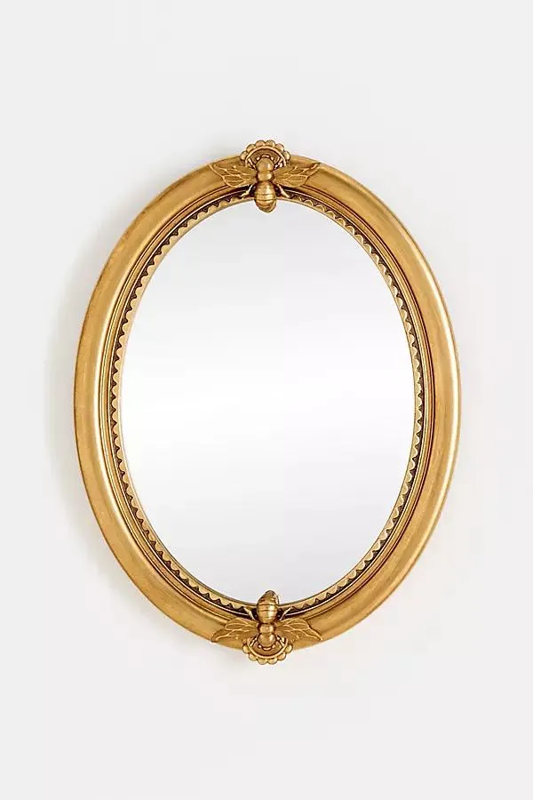 Abeille Oval Bee Petite Wall Mirror