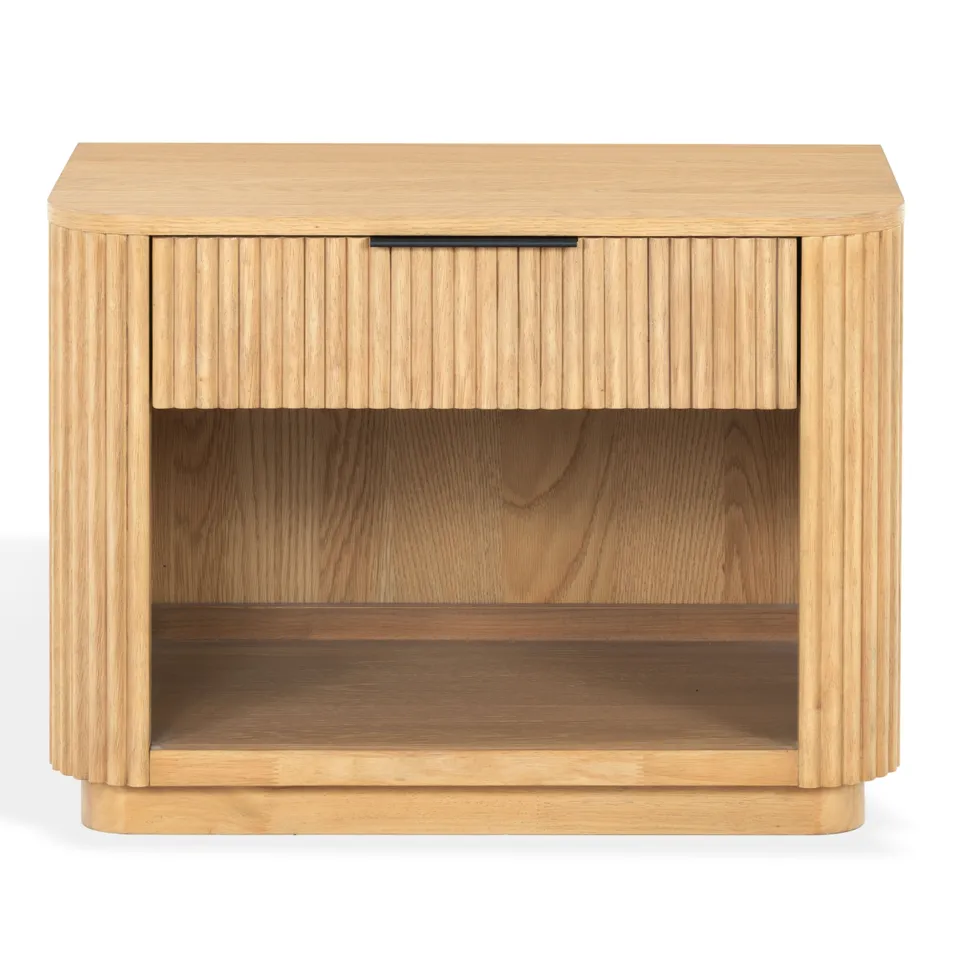 Barrymore 1 Drawer Nightstand - Greige Oak