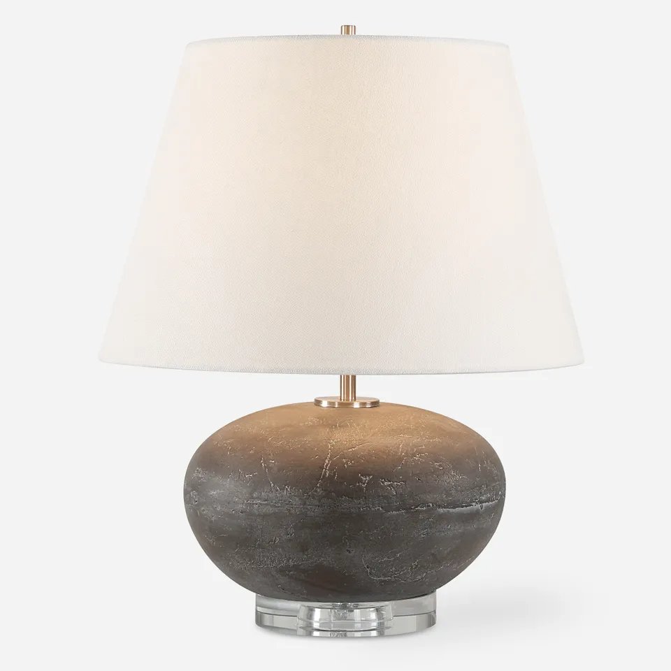 Beckley Gray Stone Table Lamp