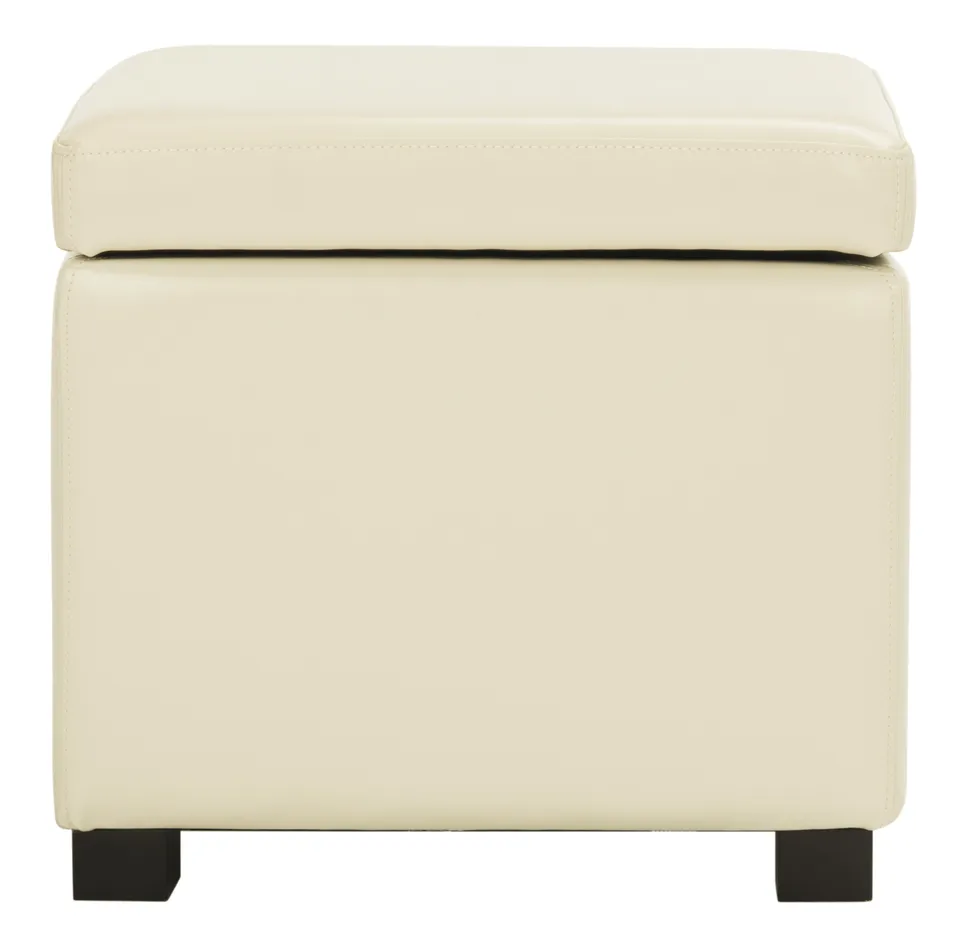 Jonathan Flip Top Ottoman - Black/Off White
