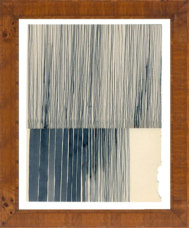 Not a Circle (Payne's Grey 1) by Kate Castelli for Artfully Walls
