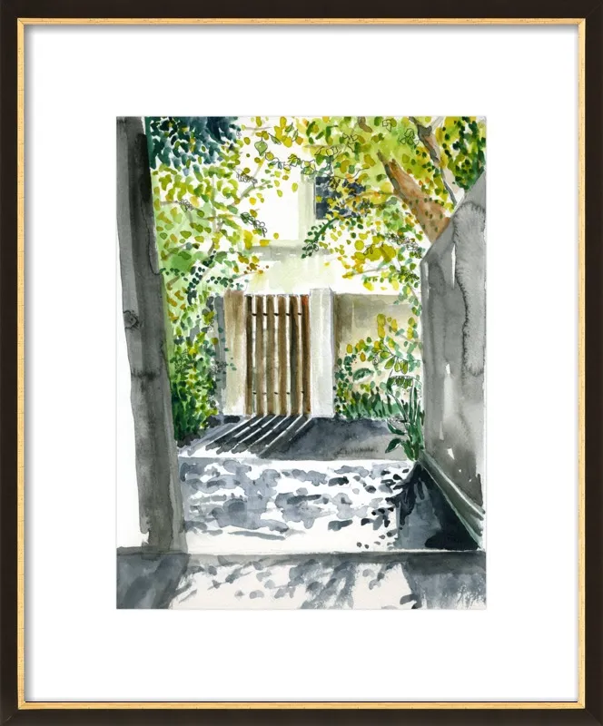 Garden Gate by Miri Eshet for Artfully Walls
