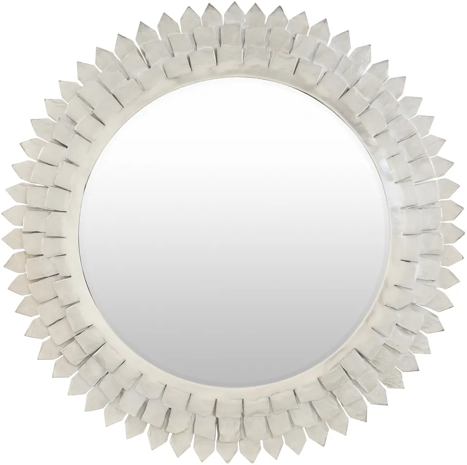 Cian Metallic - Nickel 36"H x 36"W x 3"D Accent Mirror