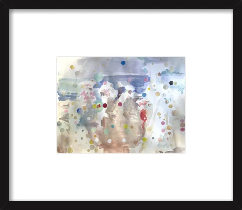 Beach scene (from memory)  by Hannah Dean for Artfully Walls
