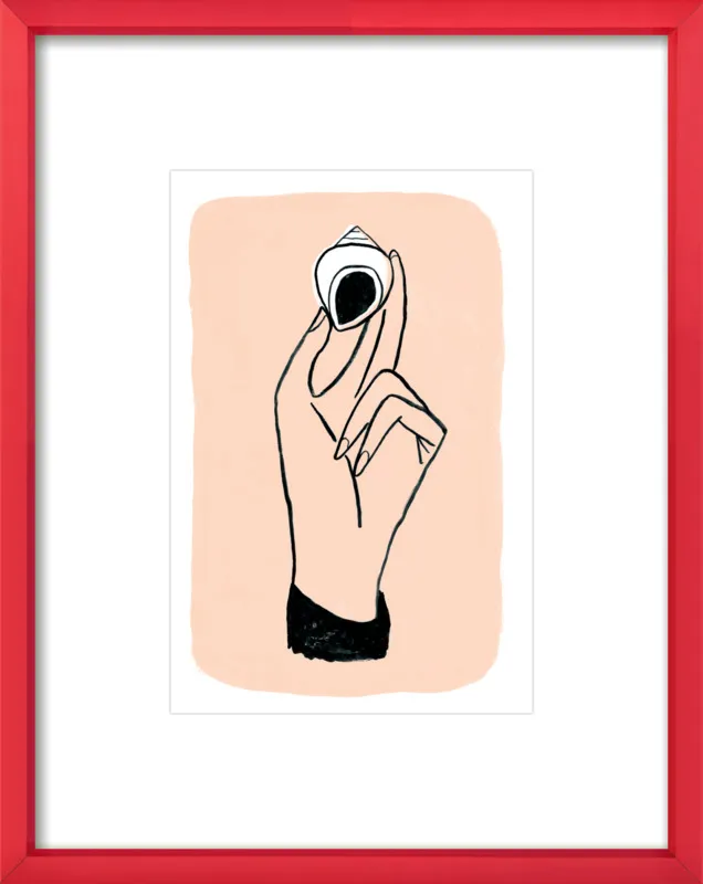 My Hand is My Face by Michael Doyle - Apartment On Belmont for Artfully Walls