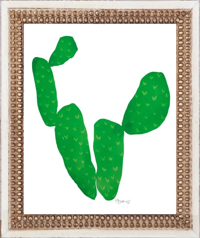 Green Cacti by Kate Roebuck for Artfully Walls