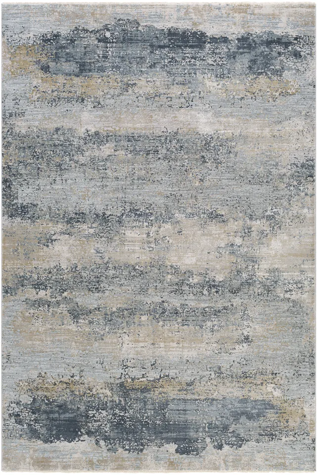 Brunswick Gray Indoor 2'7" x 3'11" Machine Woven Rug