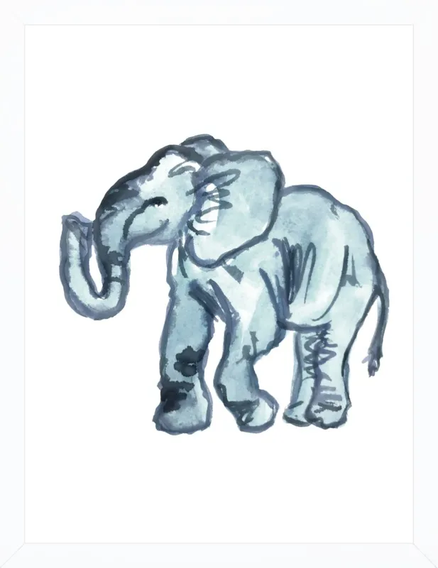 Elephant by Ashley D Begley for Artfully Walls