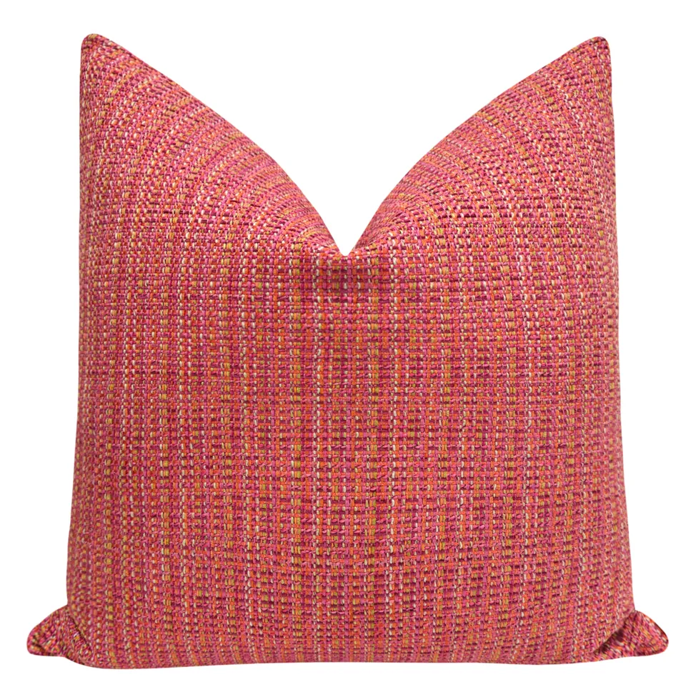 HEPBURN TWEED // ROSE & ORANGE - SWATCH 4" X 4"