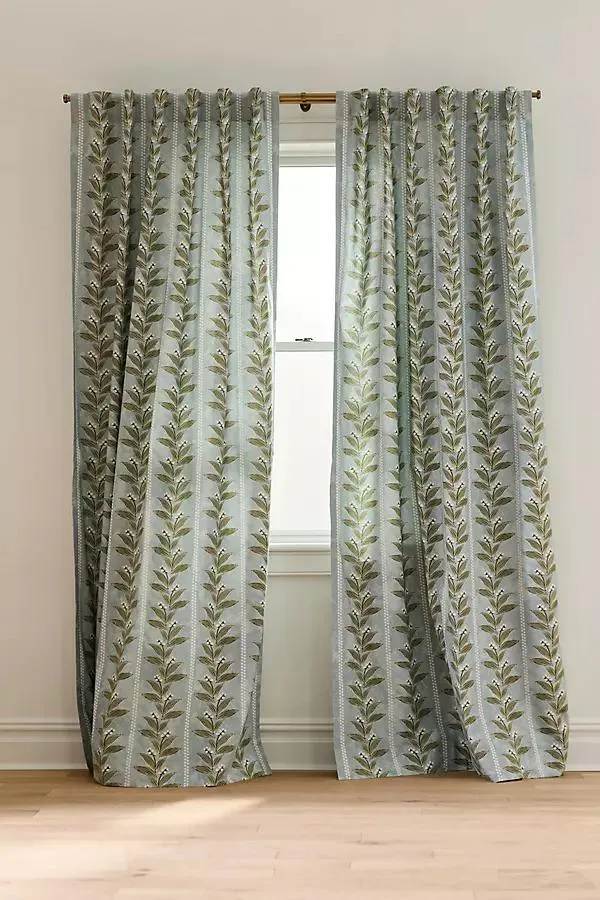 Calista Printed Floral Curtain