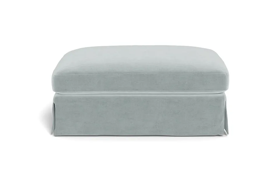 Maxwell Slipcovered Ottoman by Apartment Therapy