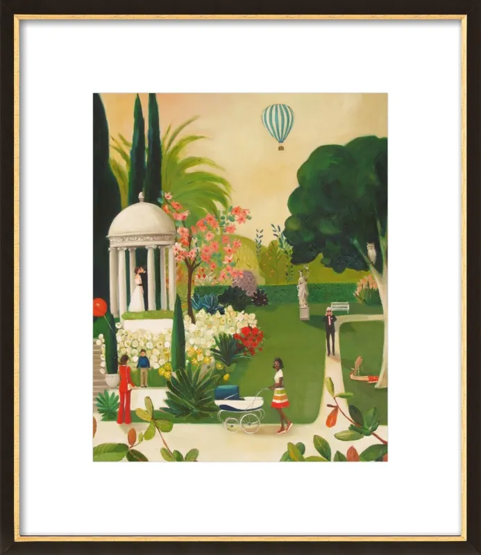 A Fainting in the Botanical Gardens by Janet Hill for Artfully Walls