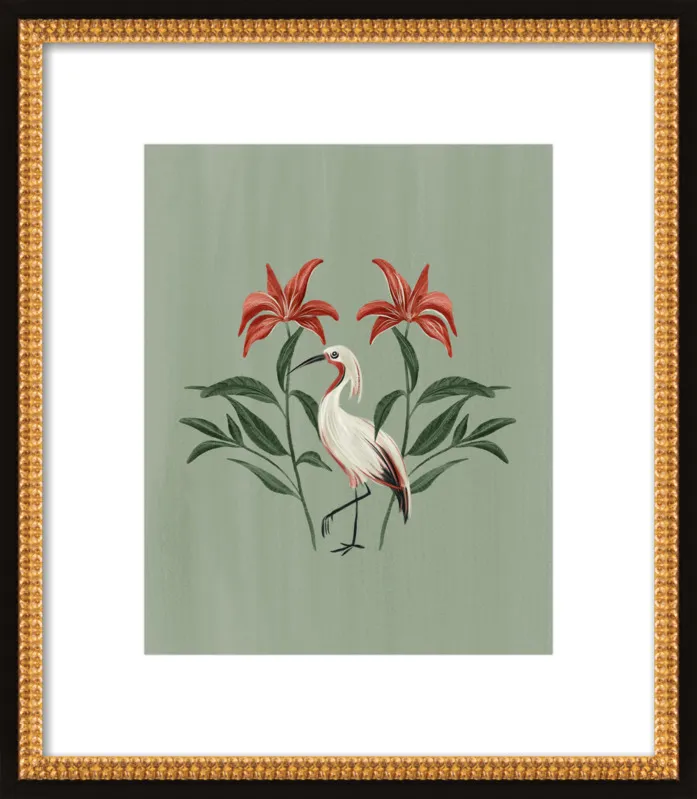 Tropical Crane by Nancy Noreth for Artfully Walls