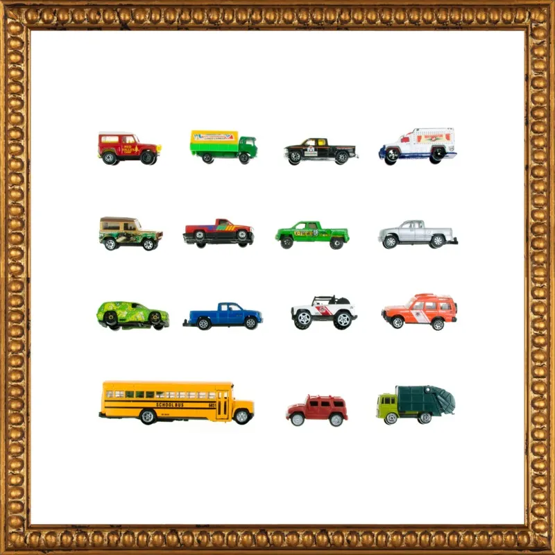 Vintage Toy Trucks by Jennifer Steen Booher for Artfully Walls