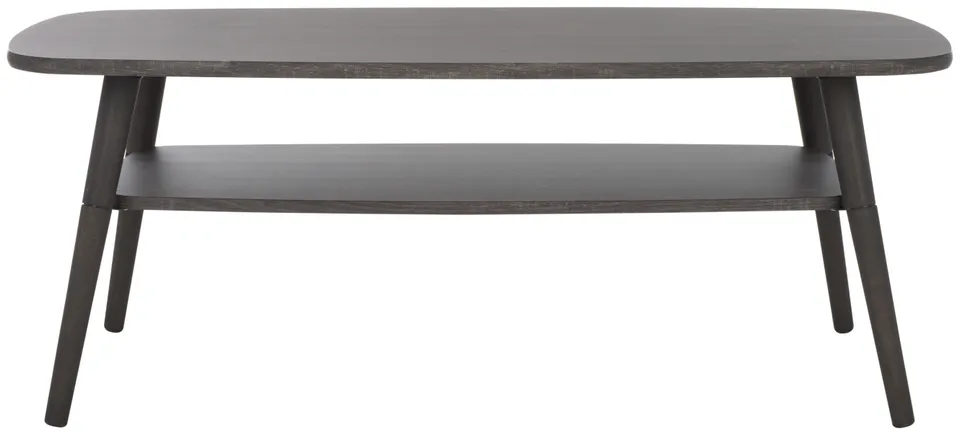 Karou 2 Tier Coffee Table - Distressed Black