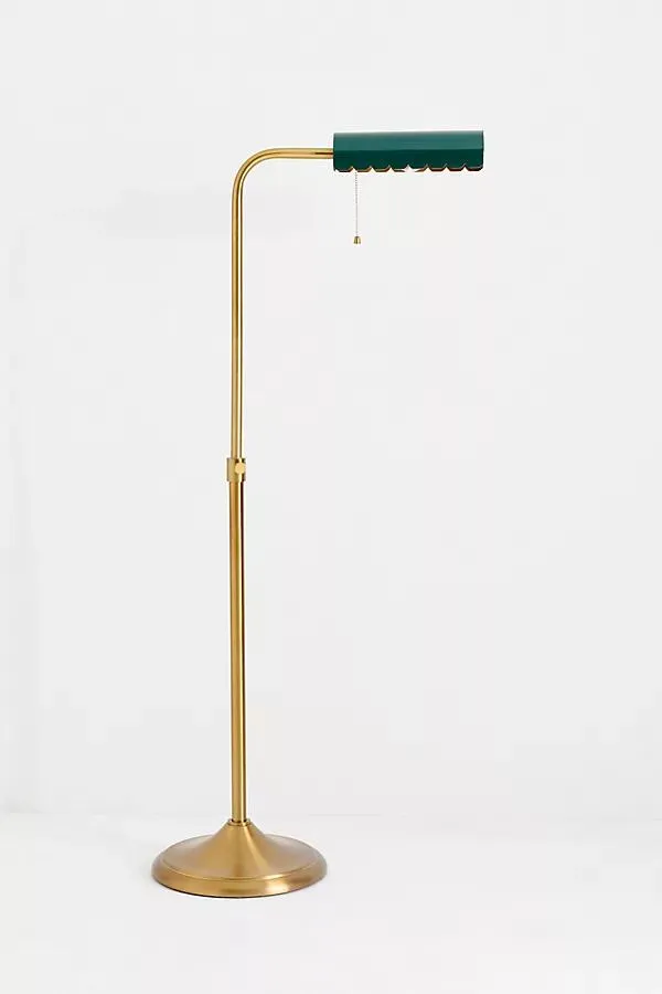 Simone Scalloped Reading Floor Lamp