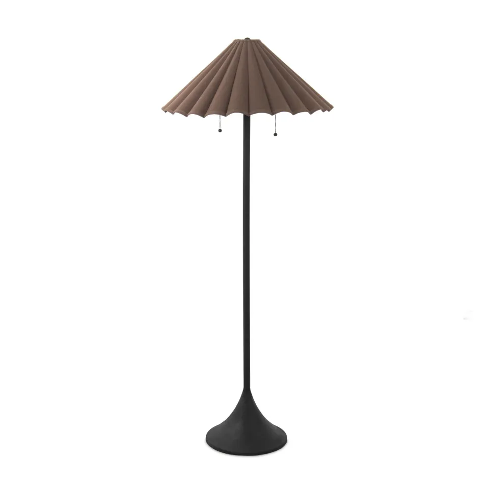Fiorella Floor Lamp - Black Wrought Iron