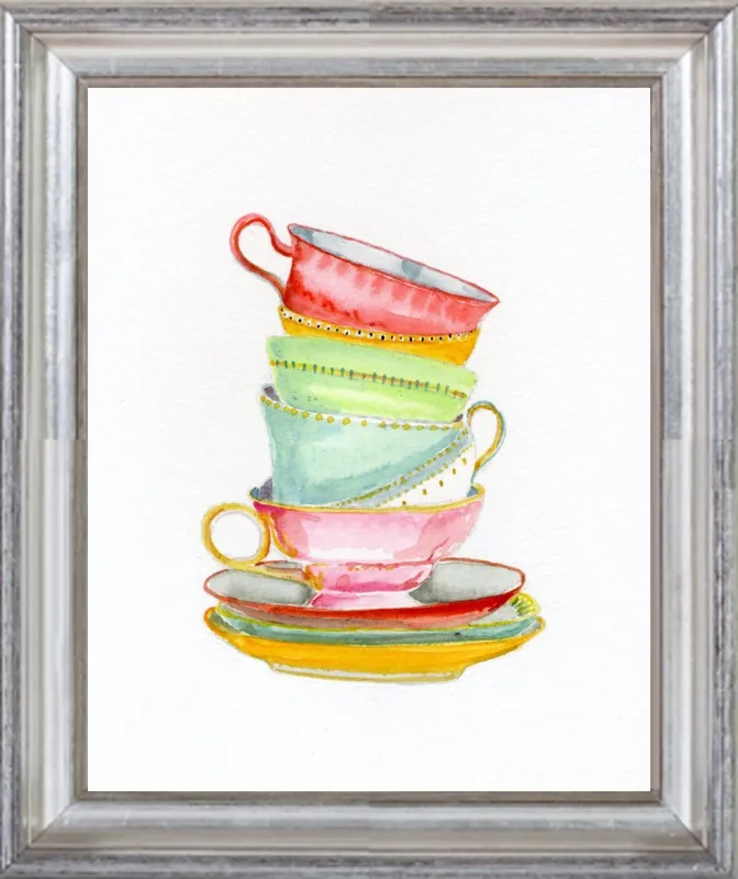Teacups by Miri Eshet for Artfully Walls