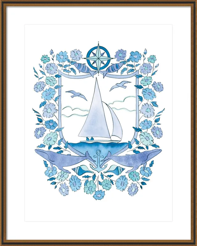 Setting Sail by Rachel Rogers for Artfully Walls