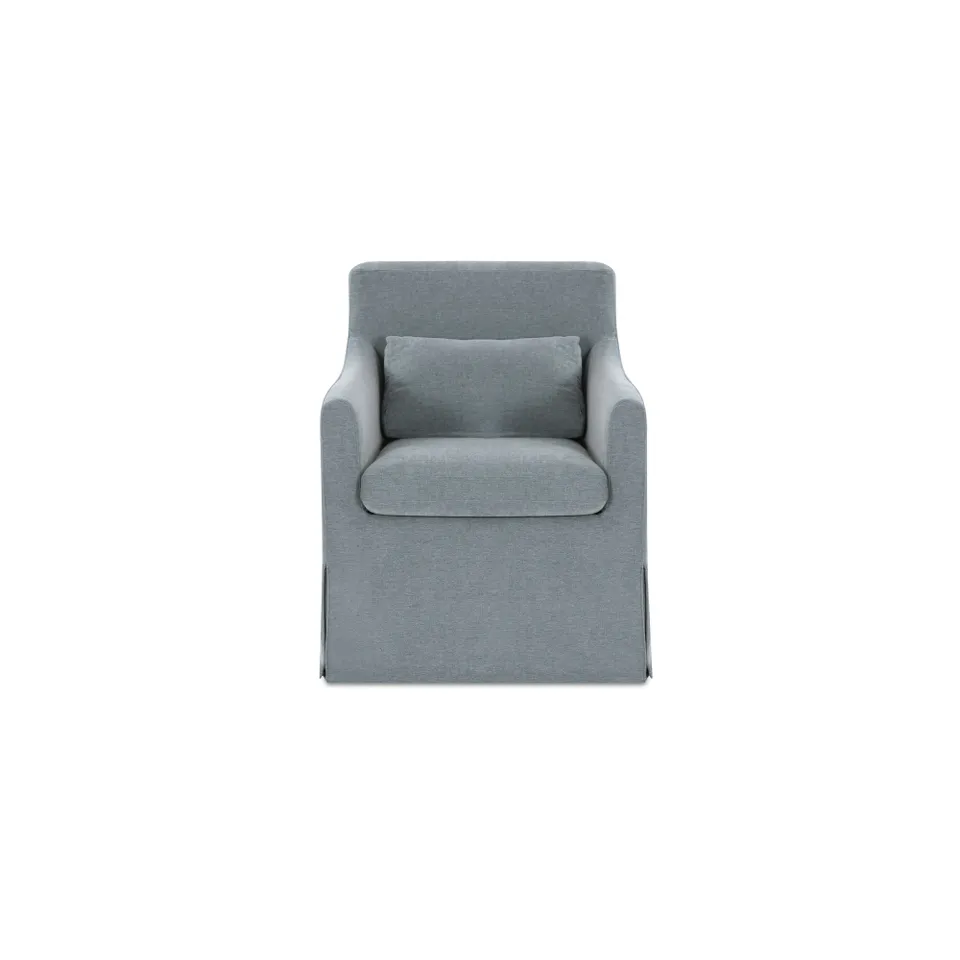 Lydia Slipcover Dining Chair Blue
