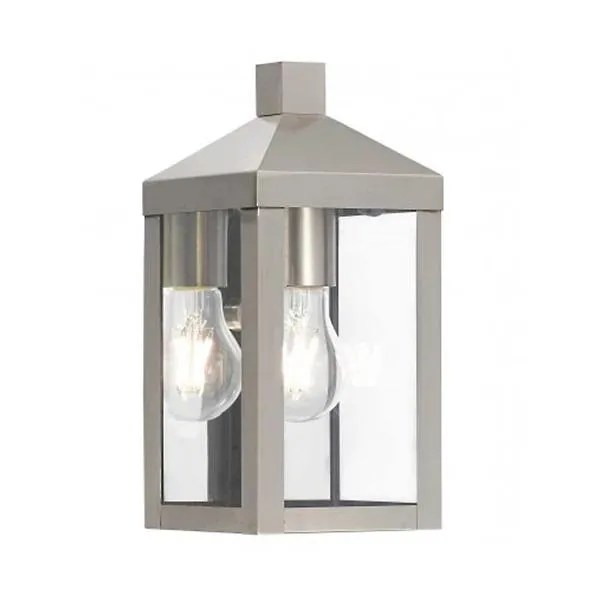 James Clear Glass Outdoor Wall Sconce