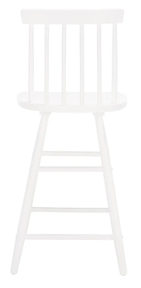 May Wood Counter Stool - White