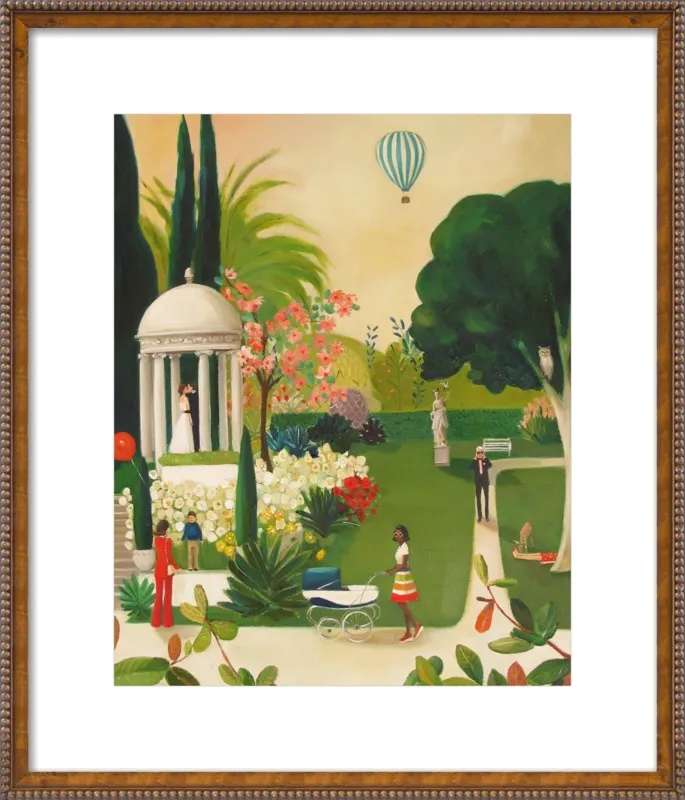 A Fainting in the Botanical Gardens by Janet Hill for Artfully Walls