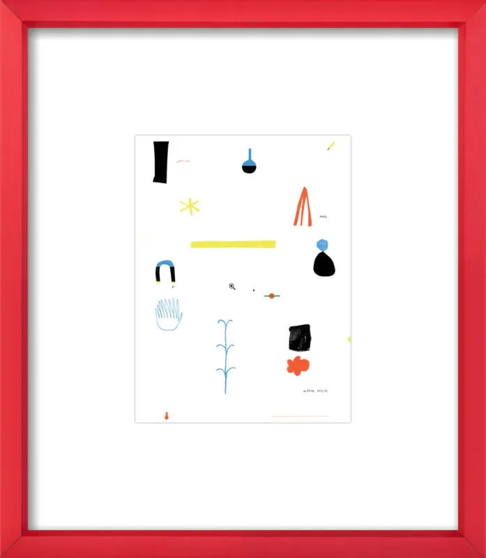 Working hard by playing around  by Agata Królak for Artfully Walls