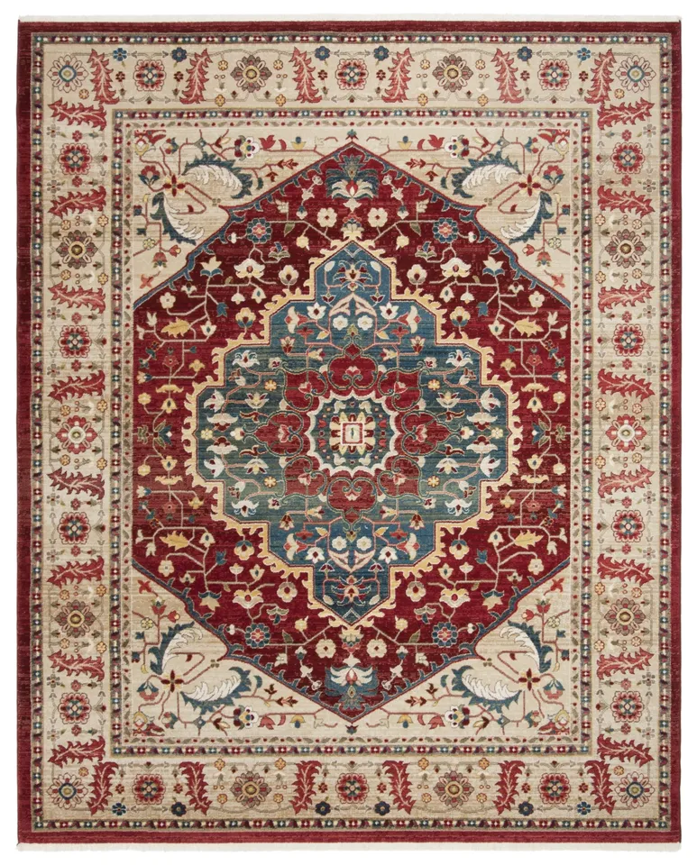 Lauren Ralph Lauren Collection Chloe Rug, Beige/Red, 8' x 10'