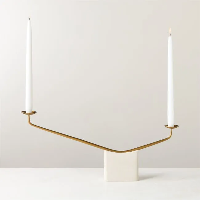 Beck Sandstone Taper Candle Holder