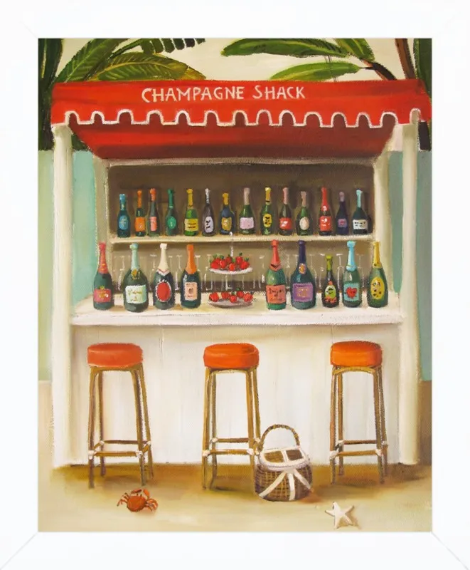 Champagne Shack by Janet Hill for Artfully Walls