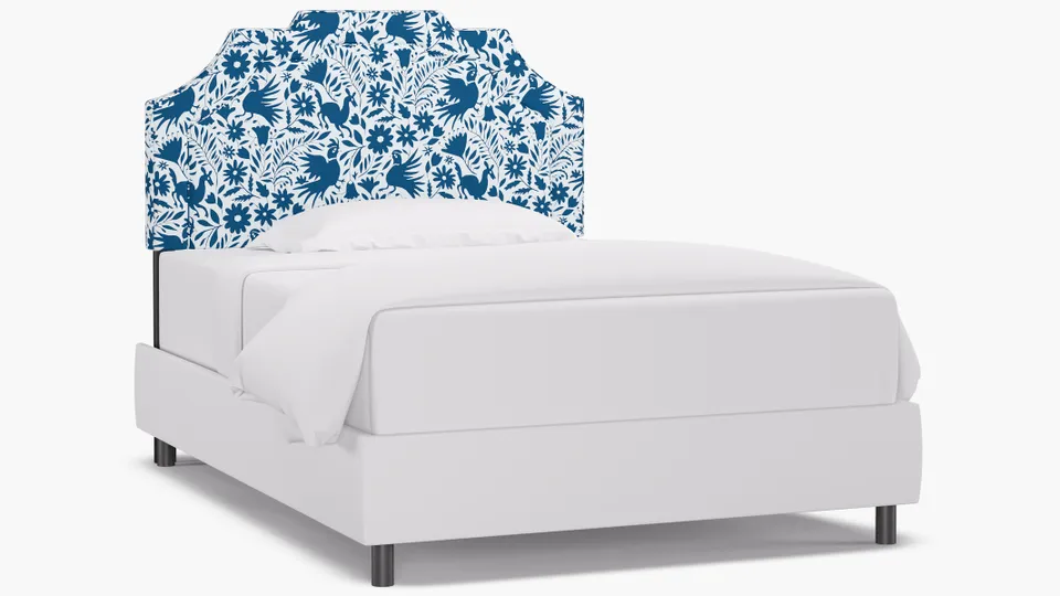 Art Deco Headboard, Cerulean Frida, Full