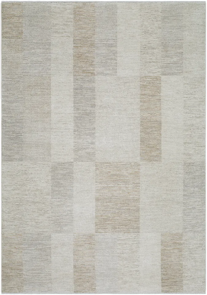 Emory Beige Indoor 2'4" x 3'9" Machine Woven Rug