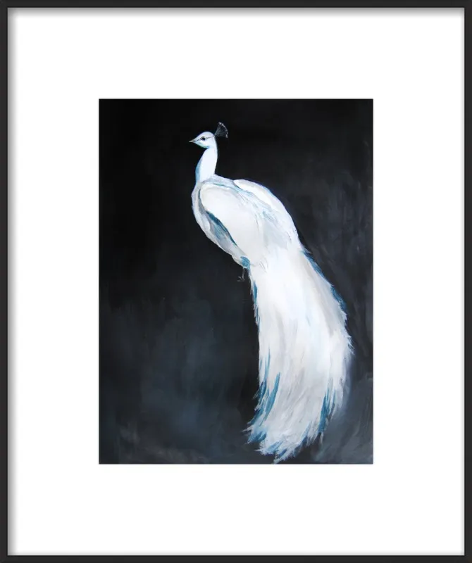 White Peacock II by Christine Lindstrom for Artfully Walls