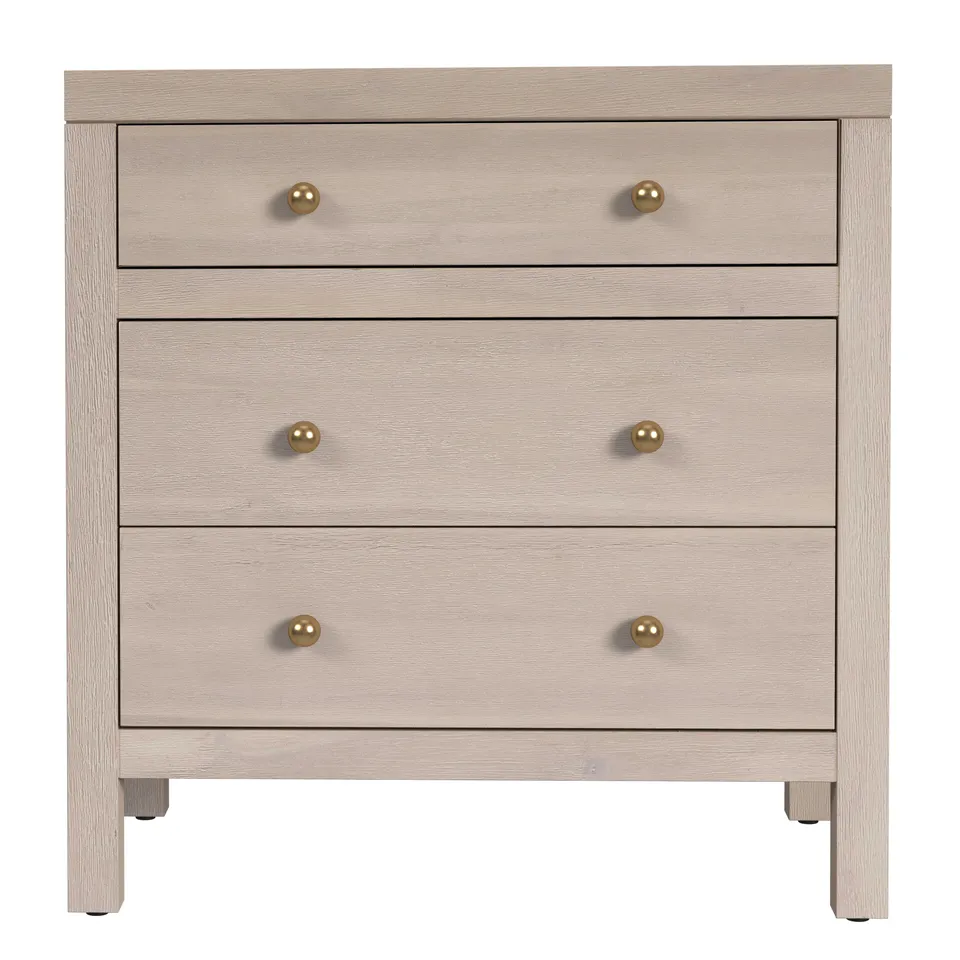Nora Antique Taupe Nightstand