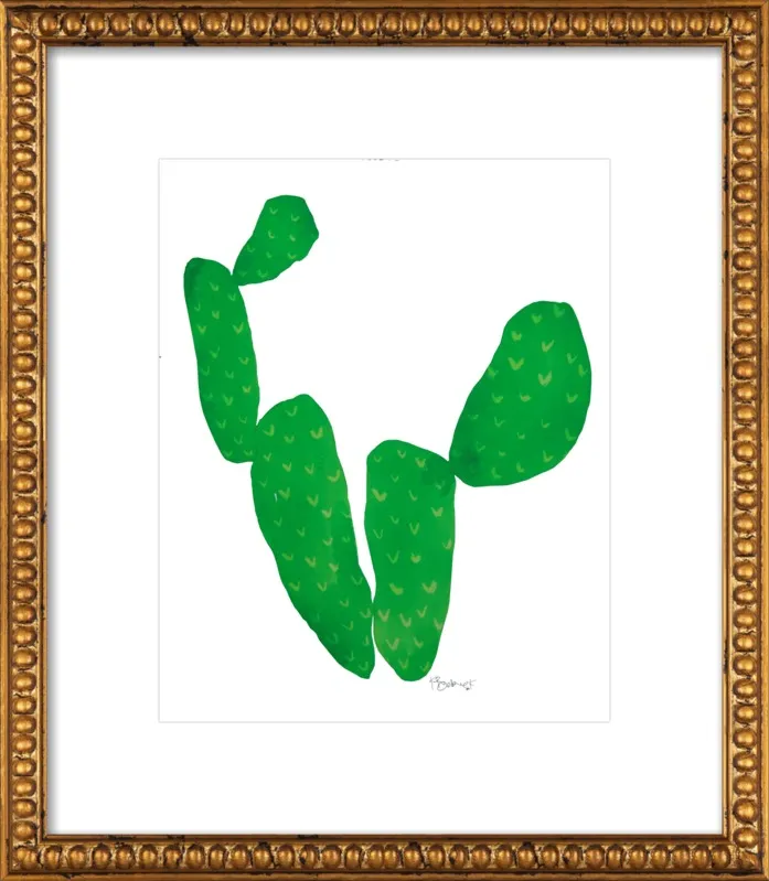 Green Cacti by Kate Roebuck for Artfully Walls