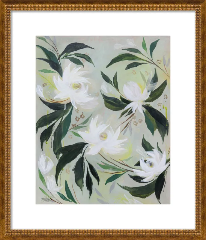 White Gardenia by Rachel Roe for Artfully Walls