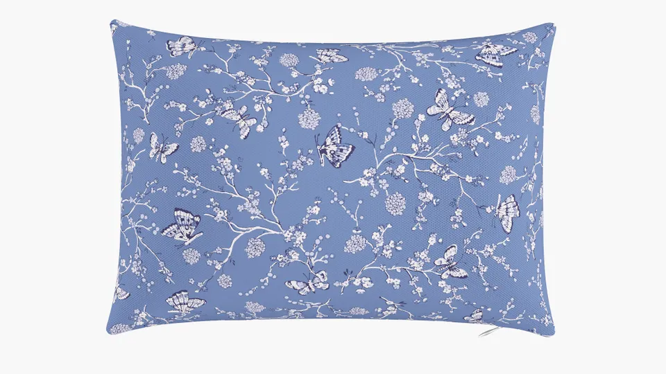 Throw Pillow 14" x 20", Blue Mariposa, 14" x 20"