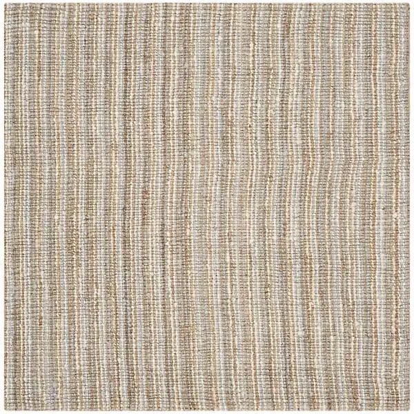 Natural Weave Chunky Stripe Two-Tone Area Rug